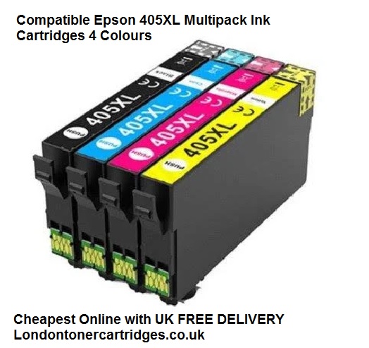 Compatible Epson 405XL Multipack Ink Cartridges (4 Colours)