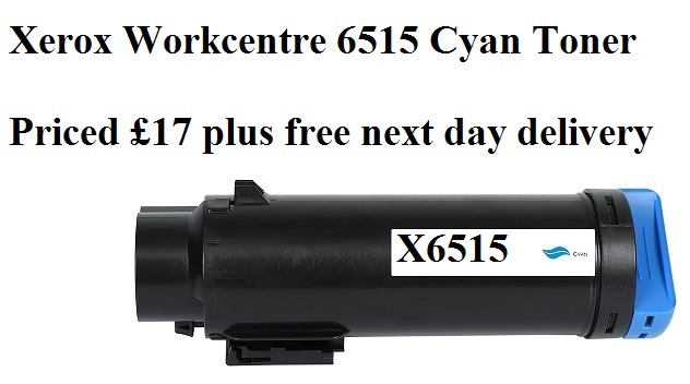 X6510c - Low Cost Laser Printer Toner Cartridges - London Toner Cartridges Xerox Workcentre Compatible 6515 Cyan Toner Cartridge