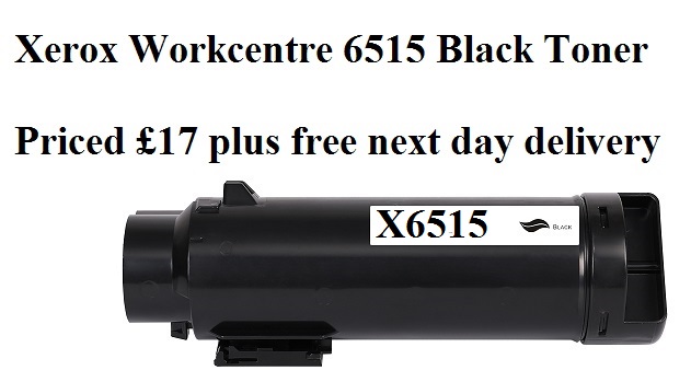 X6510k - Low Cost Laser Printer Toner Cartridges - London Toner Cartridges Xerox Workcentre Compatible 6515 Black Toner Cartridge